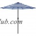 Breakwater Bay Jaida Stripe Crank and Tilt 9' Market Umbrella   